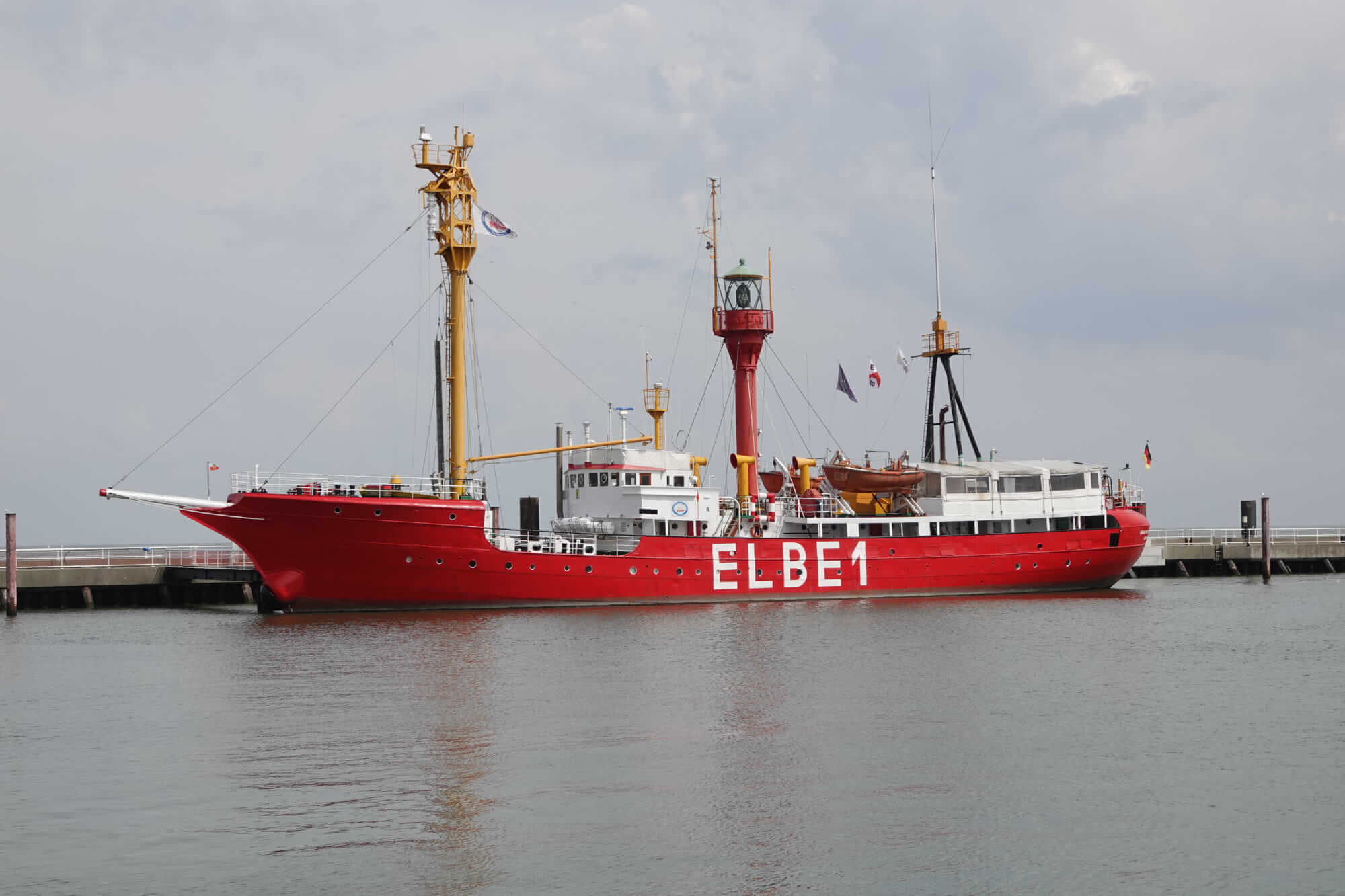 Feuerschiff Elbe 1 in Cuxhaven ALte Liebe